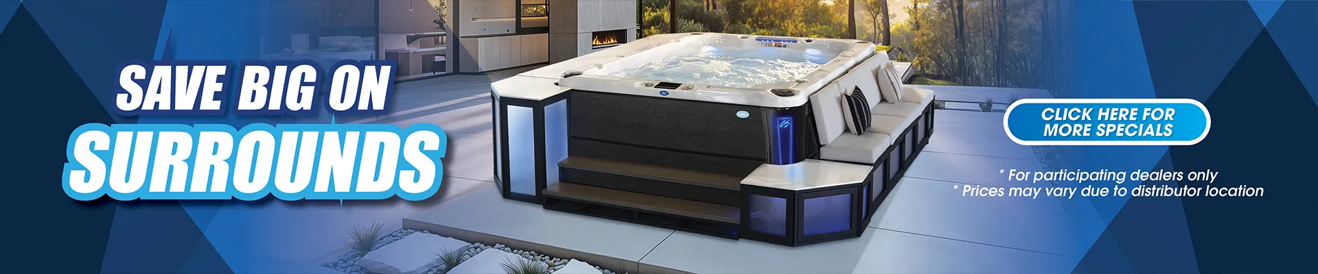 Calspas hot tub being used in a family setting - Downey