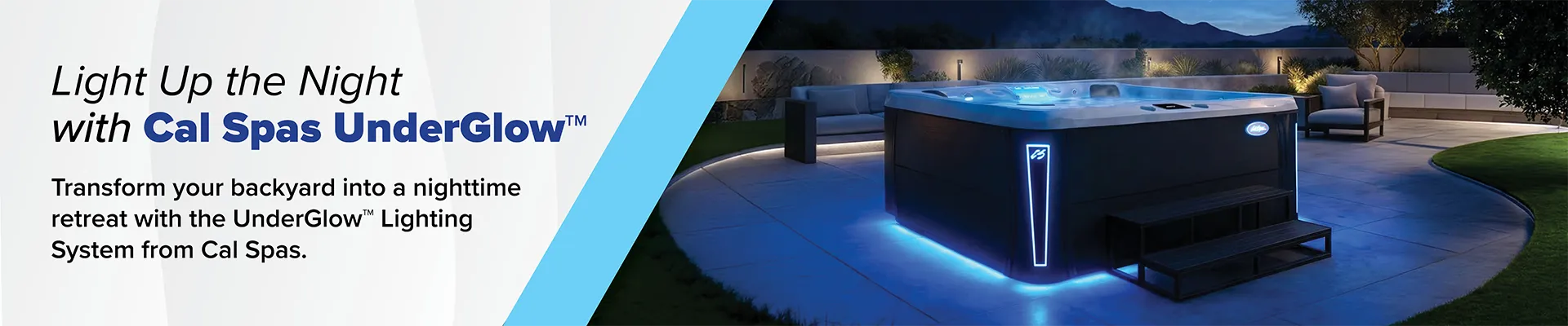 Calspas hot tub being used in a family setting - Downey